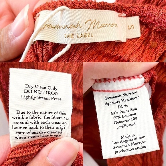 SM Dress Lana Midi Bamboo Peace Silk Halter O-Ring Backless Scarlette S NWT - Picture 2 of 6